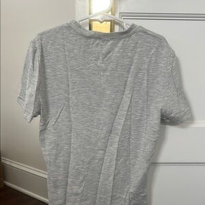 Gray Short Sleeve Crew Neck Tee
